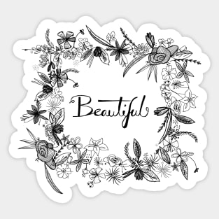 Beautiful Sticker